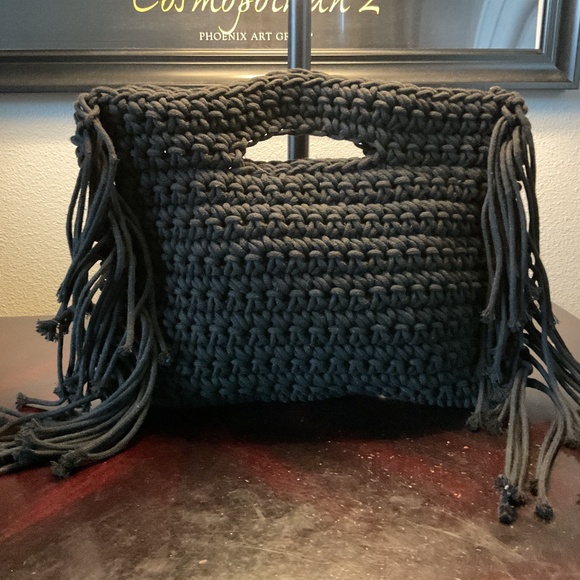 Nordstrom Handbags - NWOT crochet and fringe hand bag